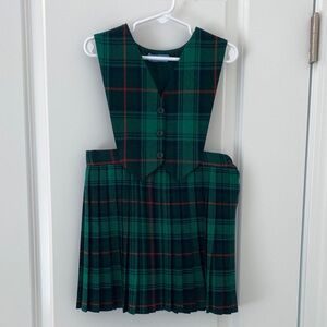 Girls Wool Plaid Jumper